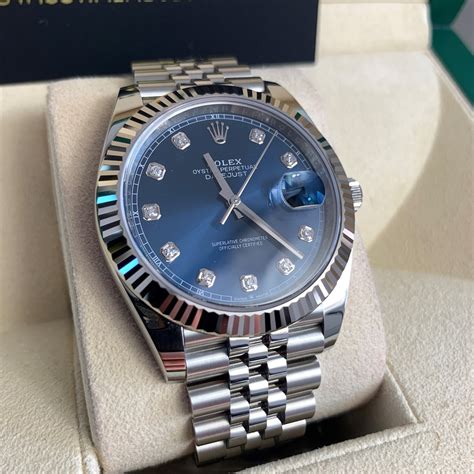 rolex datejust ladies white dial automatic jubilee watch|Rolex Datejust 41mm blue dial.